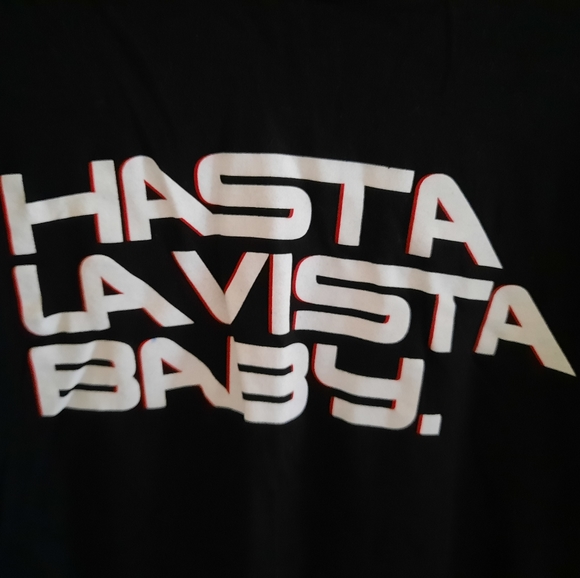 Terminator 2 "Hasta La Vista Baby" T-Shirt - Picture 4 of 9